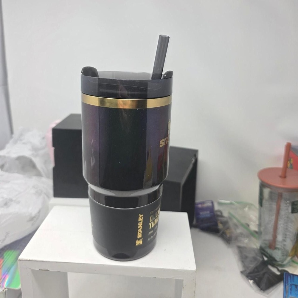 Stanley x Wicked 20oz Stainless Steel H2.0 Quencher Tumbler Elphaba For Good - Picture 4 of 6